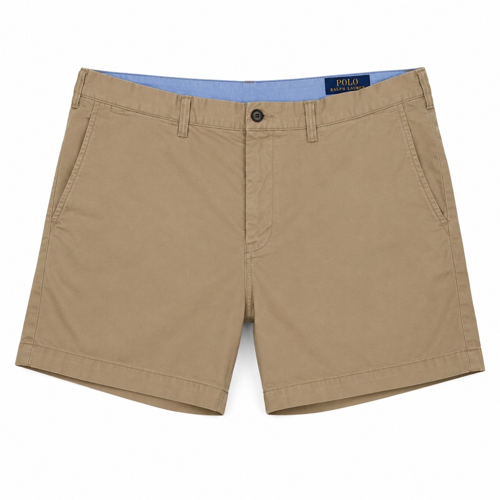Polo Ralph Lauren Chino Shorts-Stretch Classic Fit-Men's 38 Tan  Beige